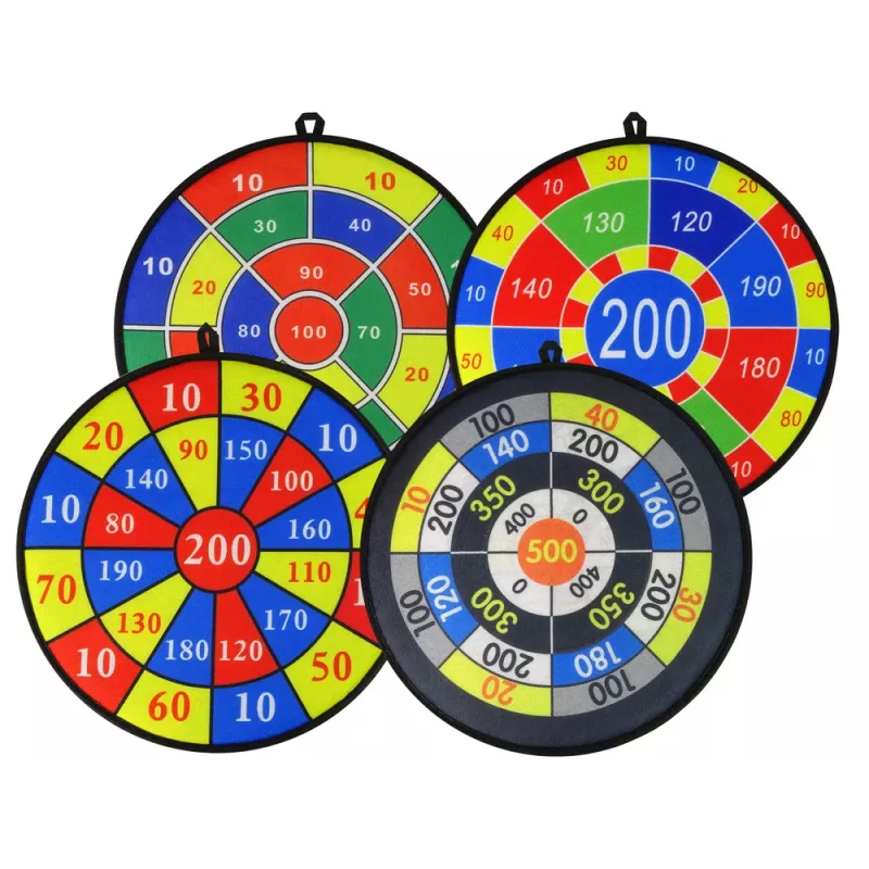 LEAN TOYS set da gioco freccette 36 cm bersaglio con palline velcro