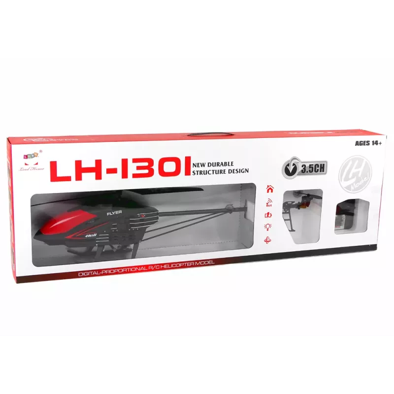 LEAN TOYS LH-1301 elicottero radiocomandato 2,4G nero