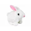 LEAN TOYS coniglio che corre giocattolo interattivo pelo corto bianco