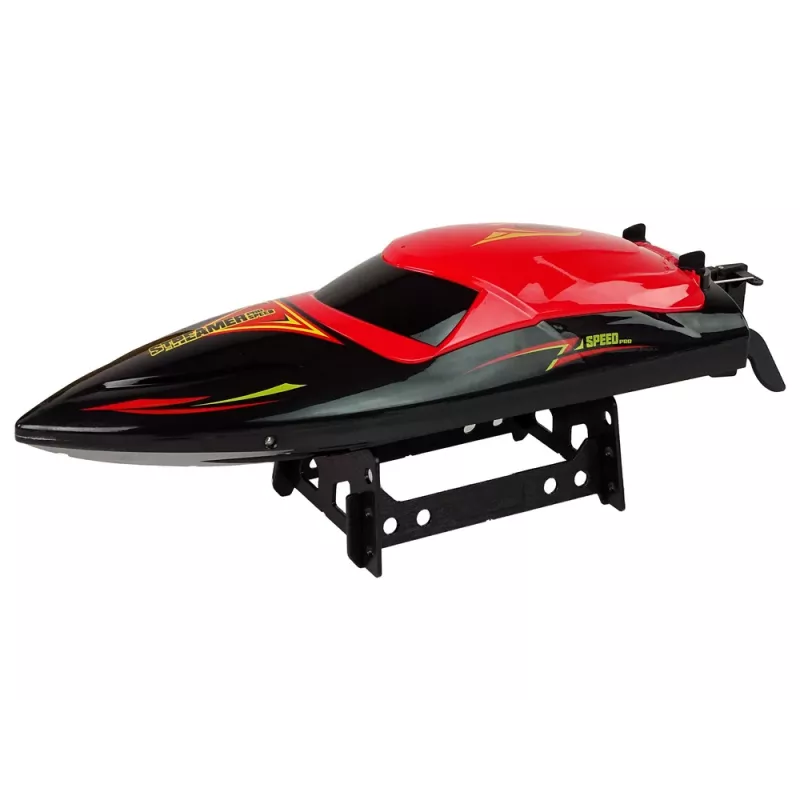 LEAN TOYS motoscafo R/C 2,4G rosso 35 KM/H