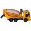 LEAN TOYS camion betoniera con botte orientabile, suono, luce, giallo, 1:16