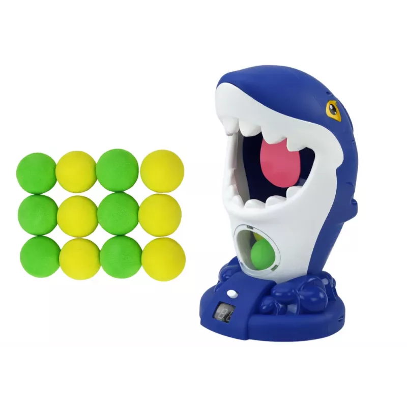 LEAN TOYS gioco arcade pistola spara palline squalo