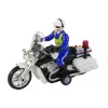 LEAN TOYS moto della polizia moto polizia suoni luci auto della polizia