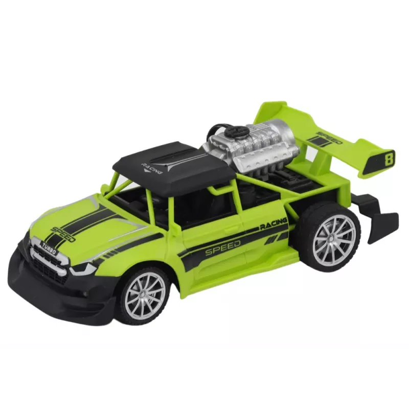 LEAN TOYS auto RC Sentence 1:20 effetto fumo luci verde