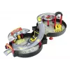 LEAN TOYS parcheggio auto garage valigia Circle a due piani