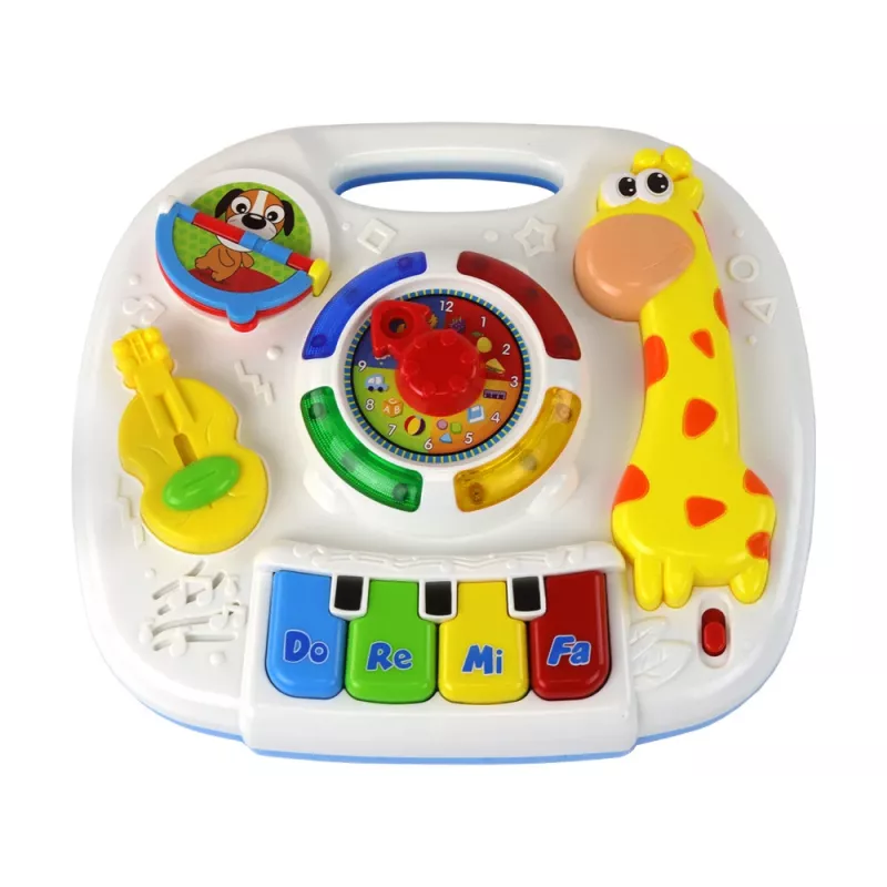 LEAN TOYS tavolo da gioco interattivo didattico 2-in-1 per bambini piccoli