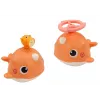 LEAN TOYS balena giocattolo da bagno 3 getti arancione