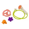LEAN TOYS balena giocattolo da bagno 3 getti arancione