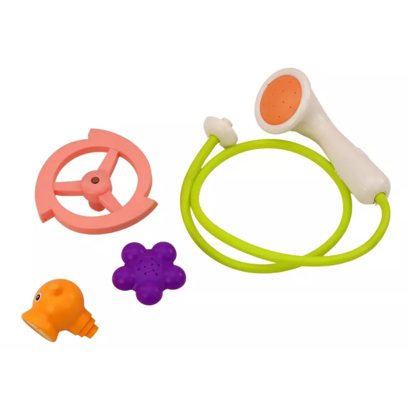 LEAN TOYS balena giocattolo da bagno 3 getti arancione
