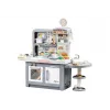 LEAN TOYS cucina dei sogni per bambini con luce, suoni, vapore e accessori, grigio