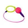 LEAN TOYS Skipper hula hop corda per saltare, rosa, LED