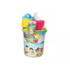 LEAN TOYS set giochi da sabbia, secchiello, mulino per sabbia, annaffiatoio, formine colorate