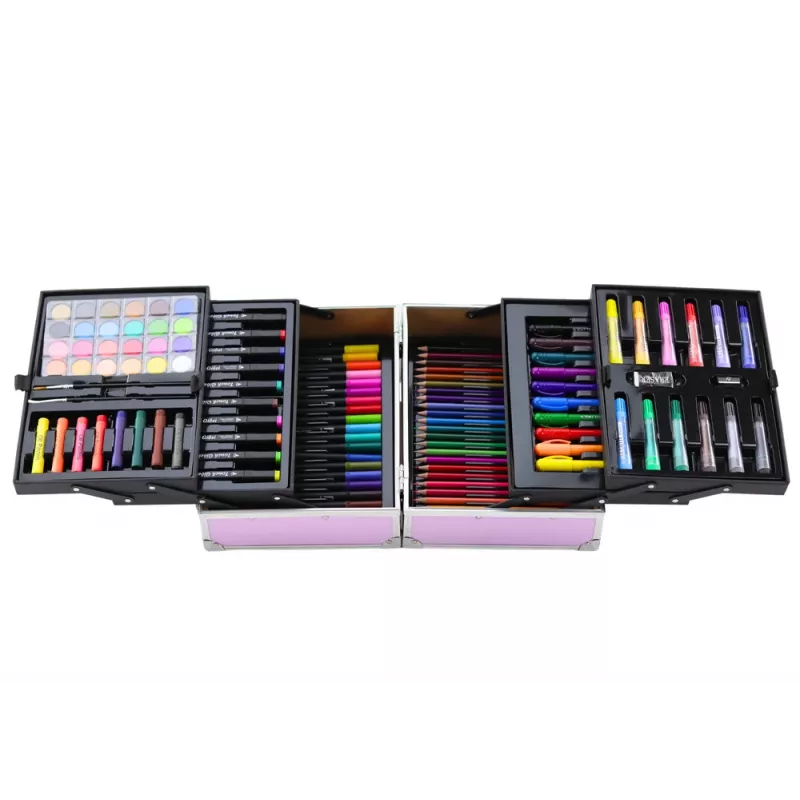 LEAN set artistico in valigetta pieghevole con unicorno 133 El