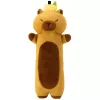 LEAN TOYS Peluche mascotte capibara con cuscino a forma di frutta marrone 45cm