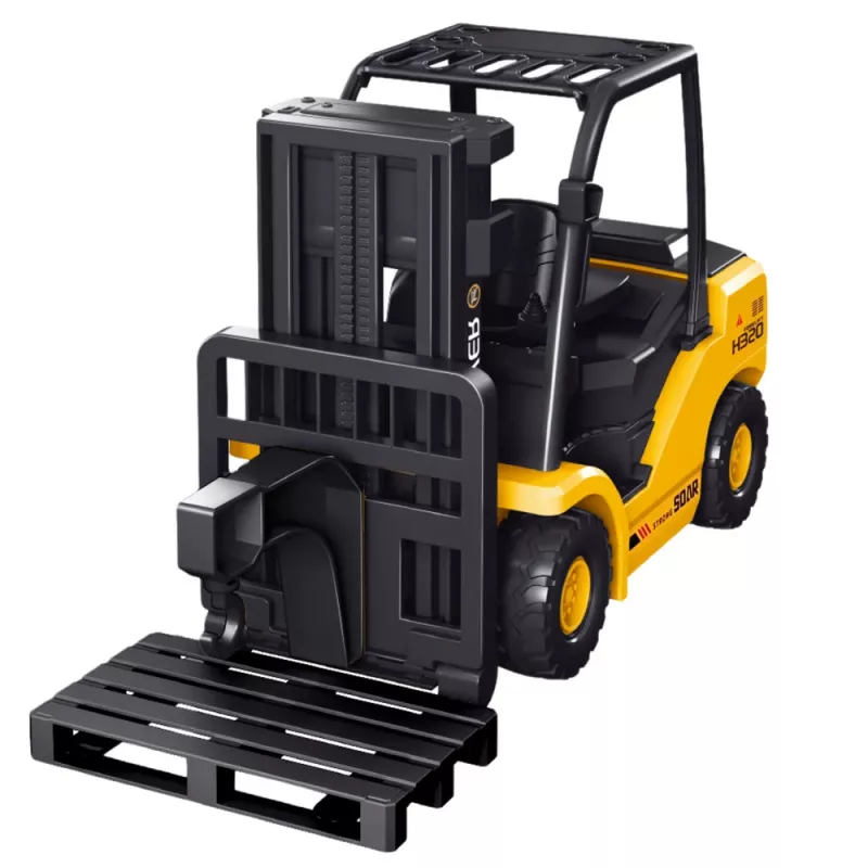 LEAN TOYS Carrello elevatore radiocomandato RC 2,4G pallet giallo