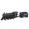 LEAN TOYS Treno elettrico classico con telecomando, luci, suoni e fumo
