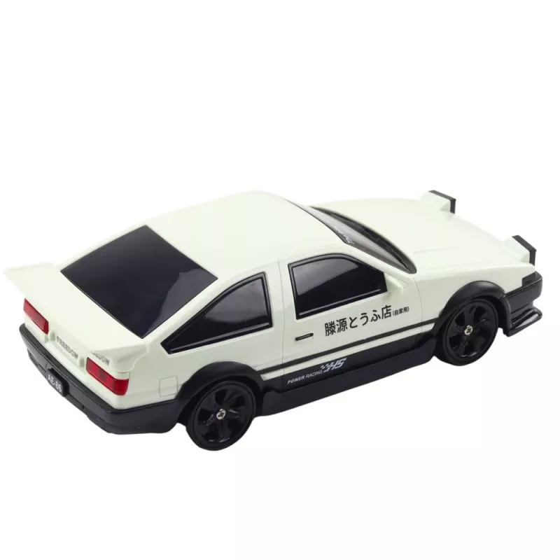 LEAN TOYS Auto sportiva drift con ruote intercambiabili radiocomandata RC 4WD bianca