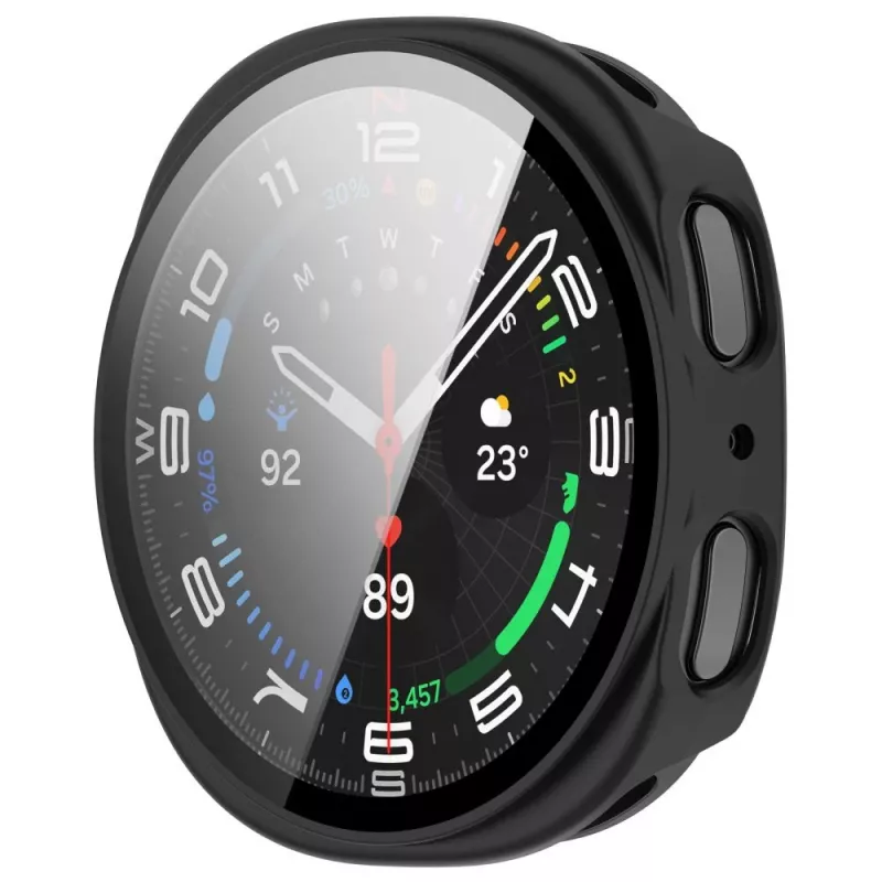 Tech-Protect Defense per Samsung Galaxy Watch 8 / 9 (44 mm) nero opaco