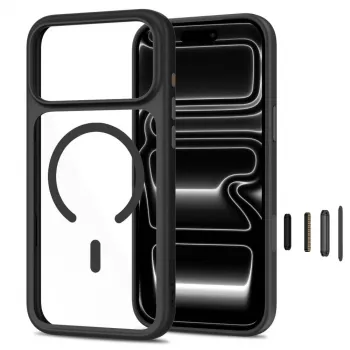 TECH-PROTECT MAGONE MAGSAFE CC + GLASS 2-PACK IPHONE 17 PRO / 18 PRO NERO/TRASPARENTE