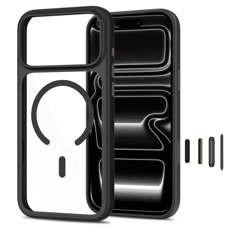 TECH-PROTECT MAGONE MAGSAFE CC + GLASS 2-PACK IPHONE 17 PRO / 18 PRO NERO/TRASPARENTE