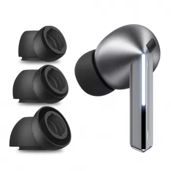 Tech-Protect Gommine auricolari per Samsung Galaxy Buds 3 Pro nelle misure S / M / L – nere (3 pz.)
