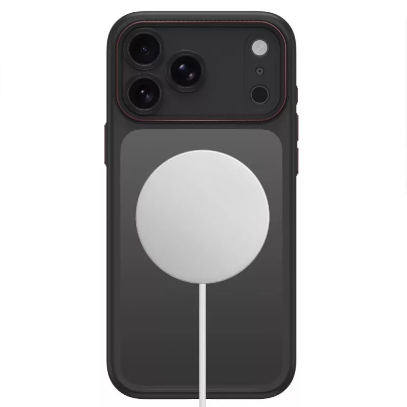 TECH-PROTECT MAGCAM MAGSAFE IPHONE 17 PRO / 18 PRO NERO OPACO/ROSSO