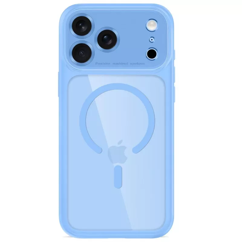 TECH-PROTECT MAGPEAK MAGSAFE CC IPHONE 17 PRO / 18 PRO AZZURRO/TRASPARENTE