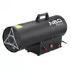 NEO TOOLS 90-085-01 Stufa a gas 50 kW con termostato, IPX4, GPL, flusso d'aria 1000 m³/h, con regolatore e tubo