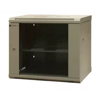 EMITER EM/AS6409X Armadio rack da parete 9U 600x450x500 mm con porta in vetro temperato
