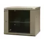 EMITER EM/AS6409X Armadio rack da parete 9U 600x450x500 mm con porta in vetro temperato
