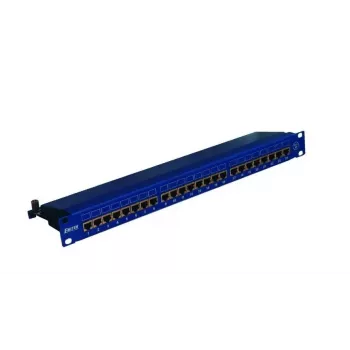 EMITERNET PATCH PANEL 19 pollici 24xRJ45 STP CAT.5E (1U) BLU DCN/PPFA674BKS248C5E