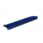 EMITERNET Pannello 19, 24xRJ45 STP cat.6 (1U) con gestione cavi, blu DCN/PPFA674EKS248C6