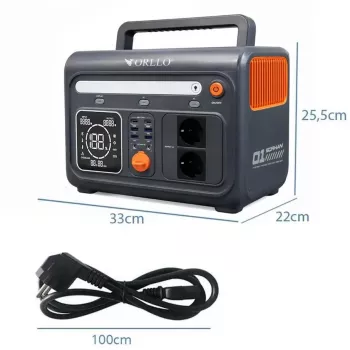 Stazione di alimentazione portatile Orllo 1200W/1500W accumulo energia LIFEPO4 EVE
