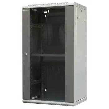 EMITER EM/AP6422 armadio rack da parete 22U 600x450x1083mm con porta frontale in vetro