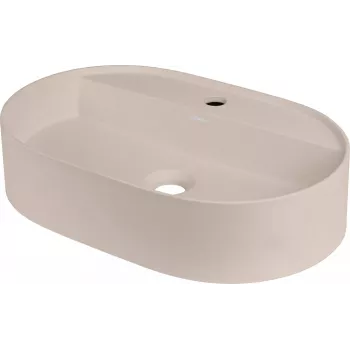 DEANTE lavabo in granito da appoggio con spazio per un rubinetto - ovale