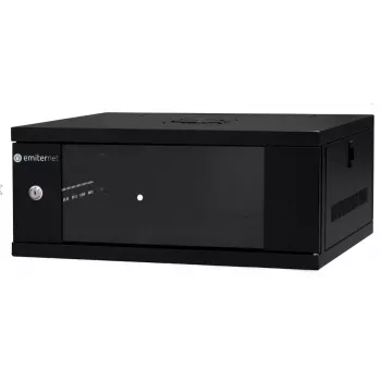 EMITER EM/SH02B5404-08 armadio rack da parete 19 pollici 4U 550x450x230 mm porta in vetro
