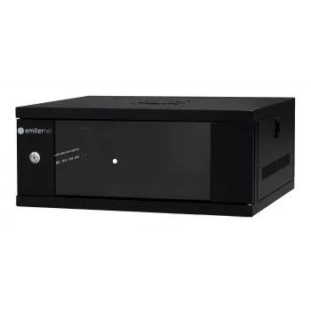 EMITER EM/SH02B5404-08 armadio rack da parete 19 pollici 4U 550x450x230 mm porta in vetro
