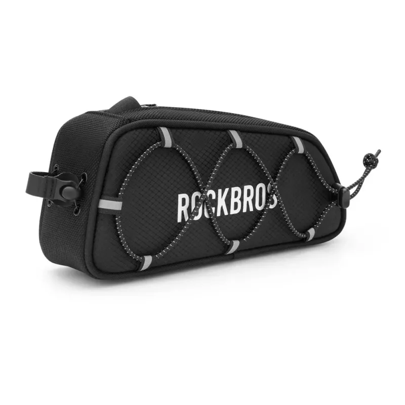 Borsa da telaio per bicicletta Rockbros TL004 ROAD TO SKY 0,7 l impermeabile – nero