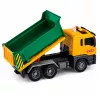 LEAN TOYS camion da cantiere ribaltabile con sponda posteriore apribile, luci e suoni 1:14