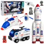 LEAN TOYS grande set spaziale stazione razzo shuttle veicolo di esplorazione astronauti