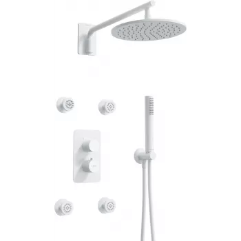 DEANTE set doccia termostatico a incasso con BOX - con soffione doccia