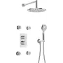DEANTE set doccia termostatico a incasso con sistema BOX - con soffione doccia