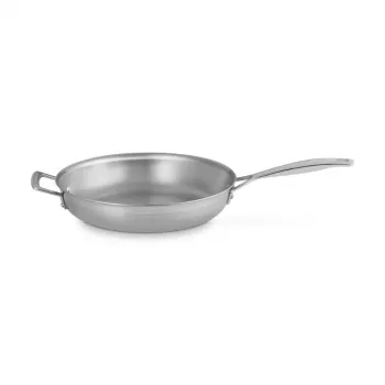 LE CREUSET padella in acciaio inox a 3 strati senza rivestimento Ø28cm