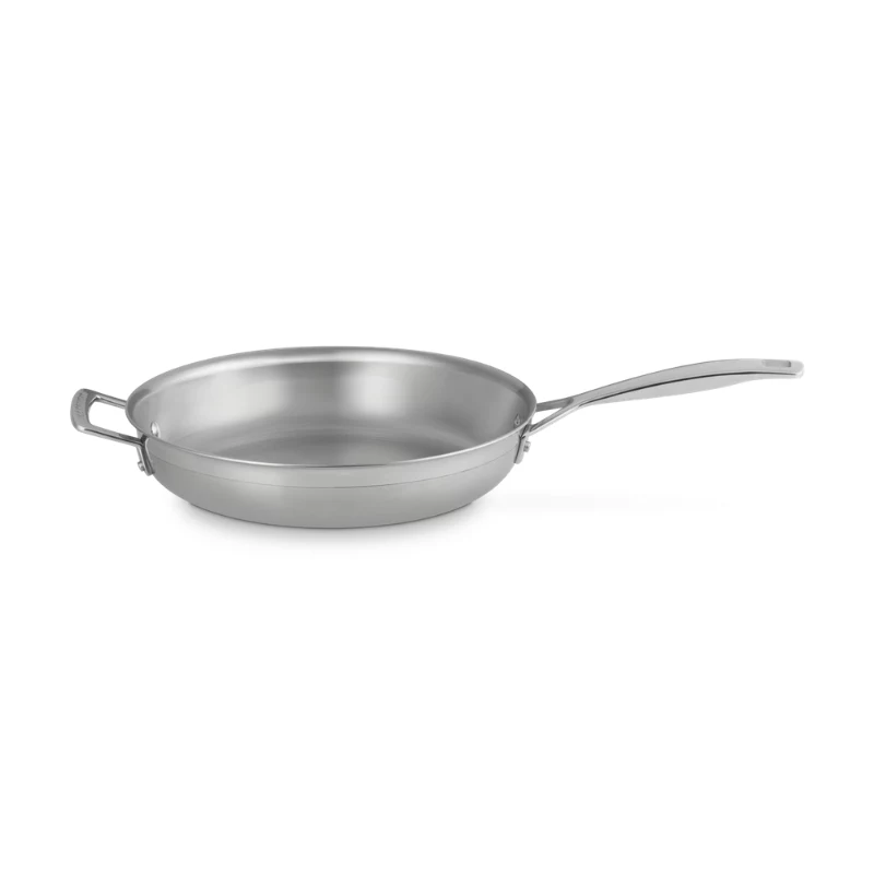 LE CREUSET padella in acciaio inox a 3 strati senza rivestimento Ø28cm