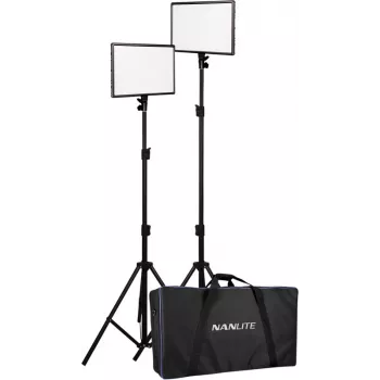 Nanlite LUMIPAD 25 2KIT kit pannello LED bi-color con stativi e borsa