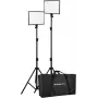 Nanlite LUMIPAD 25 2KIT kit pannello LED bi-color con stativi e borsa