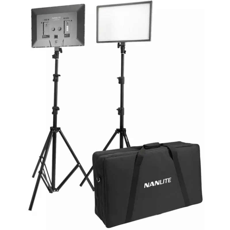 Nanlite LUMIPAD 25 2KIT kit pannello LED bi-color con stativi e borsa