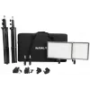 Nanlite LUMIPAD 25 2KIT kit pannello LED bi-color con stativi e borsa