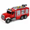 LEAN TOYS Camion dei pompieri con scala estraibile, idrante, luci e suoni