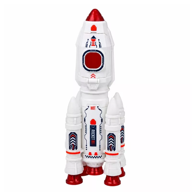 LEAN TOYS Set spaziale razzi shuttle astronauti modulo luci suoni